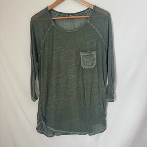 BKE Olive Long Sleeve Tee